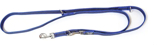 Vista 127 de Julius-K9 218GM-B-DP Correa de color y gris superagarre, ajustable, 0.551 in x 7.2 ft, azul-gris