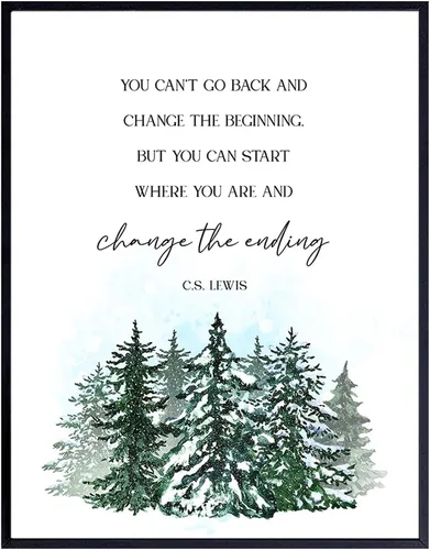 Vista 9 de Arte de pared con citas inspiradoras positivas motivacionales, regalos de aliento edificantes para mujeres, hombres, refranes estimulantes