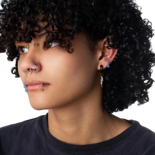 Vista 6 de Pierced Owl - G23 Implant Grade Solid Titanium Internally Threaded Barbells, Sold as a Pair