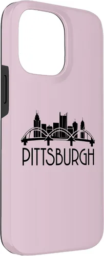 Vista 47 de iPhone 16 Pittsburgh Skyline 412 Steel City Case