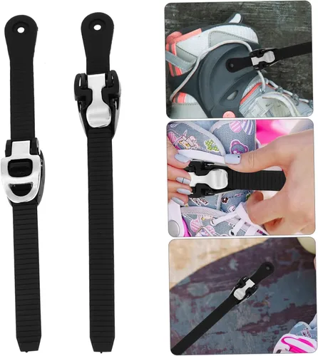 Vista 7 de 2 sets patines accesorios de correas fijas hebillas reemplazo para hombres 2 piezas* 2