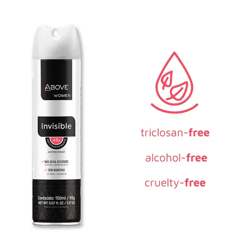 Vista 3 de ABOVE 48 Hours - Desodorante antitranspirante, Sport Energy, 3.17 onzas, desodorante en aerosol seco para mujeres, aroma floral, aerosol