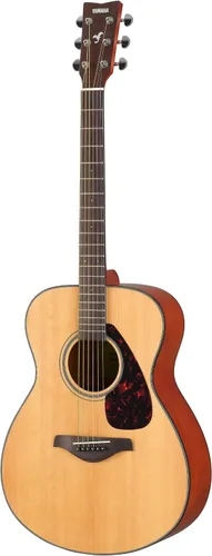 Vista 3 de Yamaha FS800J - Guitarra acústica de cuerpo pequeño con parte superior sólida, natural, concierto