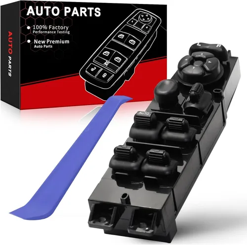 Vista 18 de Interruptor de ventana principal para Lincoln Town Car 2003 2004 2005 2006 2007 2008 Interruptor de control lateral del conductor OE# 5W1Z14529BA