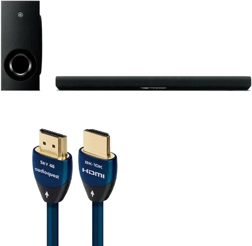 Vista 12 de Barra de sonido YAMAHA SR-B40A Dolby Atmos con subwoofer inalámbrico (Negro)