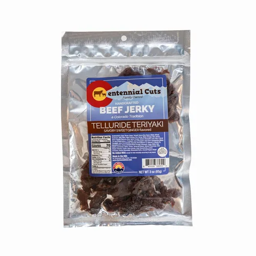 Vista 15 de Centennial Cuts Carne seca – Blazing Saddles Jalapeño – Alto en proteínas, sabor a jalapeño audaz – Snack de 3 oz