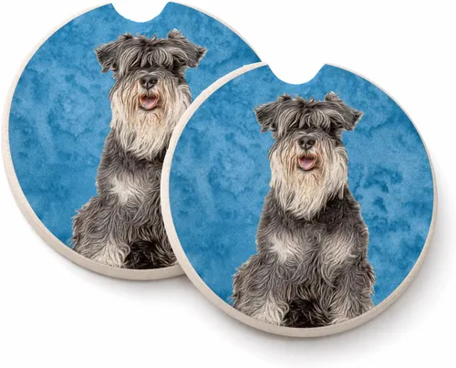 Vista 14 de Caroline's Treasures SS4767-BUCARC - Juego de 2 portavasos para automóvil, diseño de bulldog inglés, absorbentes para automóvil, portavasos