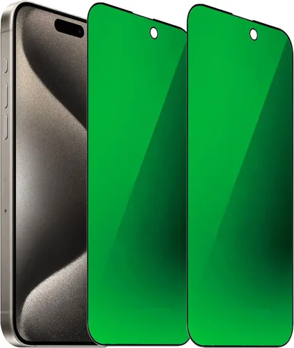 Vista 15 de Espejo de vidrio templado antiazul, protector de pantalla anti-espía, película antiespía para iPhone 11 Pro Max/iPhone XS Max, 6.5 pulgadas