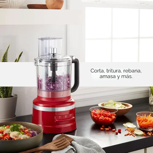 Vista 3 de KitchenAid - Procesador de alimentos de 13 tazas - KFP1318 All-in-One Storage Solution, Chop, Shred, Knead and Mix. Adjust Slicing Thickness