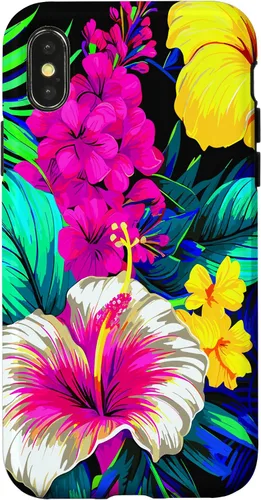 Vista 5 de Hawaiian Accessories Aloha Hibiscus Flower - Carcasa para iPhone 17