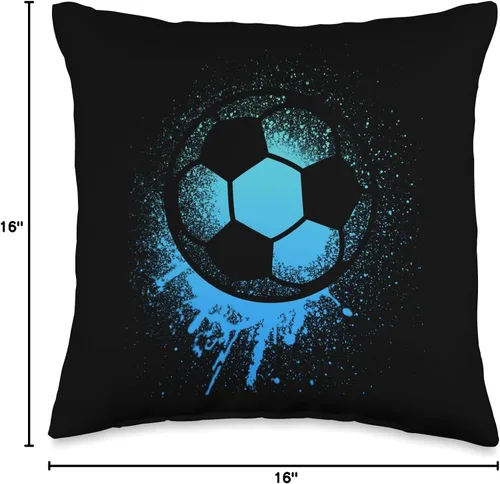 Vista 4 de Jugador de fútbol Deportes Niños Hombres Ama Balón de fútbol para niños Almohada de tiro