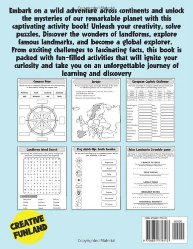 Vista 2 de Geography Activity Book For Kids Ages 8-12 The Ultimate Geography Workbook with 80 Engaging Activities and Games for Curious Little Learners