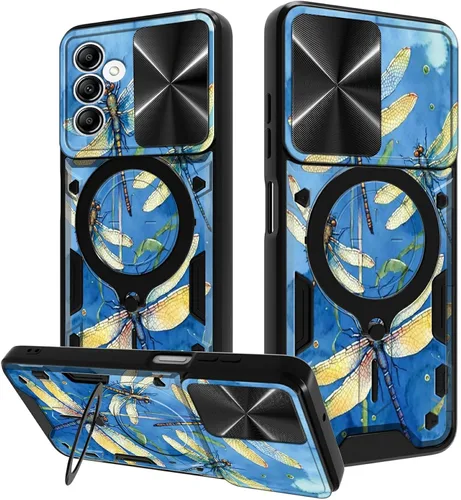 Vista 27 de Funda para Samsung Galaxy A03S de 6.5 pulgadas, funda protectora resistente con función atril giratorio de 360 grados, funda protectora resistente
