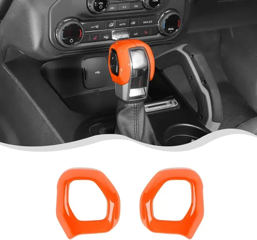 Vista 8 de Cubierta de perilla de palanca de cambios de consola central para Ford Bronco, decoración compatible con accesorios interiores de Ford Bronco 2021