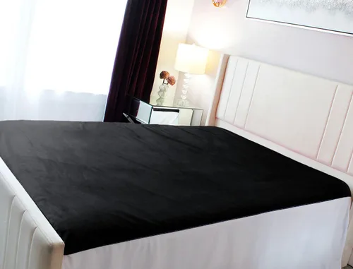 Vista 8 de Almohadilla de cama 100% impermeable y a prueba de manchas, masaje para parejas, ultrasuave, silenciosa, protector de sábanas de lujo con lados