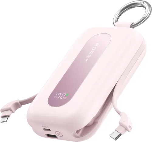 Vista 10 de RORRY CharmGo Portable Charger 20000mAh 30W Power Bank 4 in 1 Battery Pack
