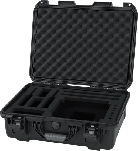 Vista 8 de Gator Cases Titan Series - Funda impermeable para micrófono moldeada por inyección, se adapta a hasta 16 micrófonos con cable y accesorios