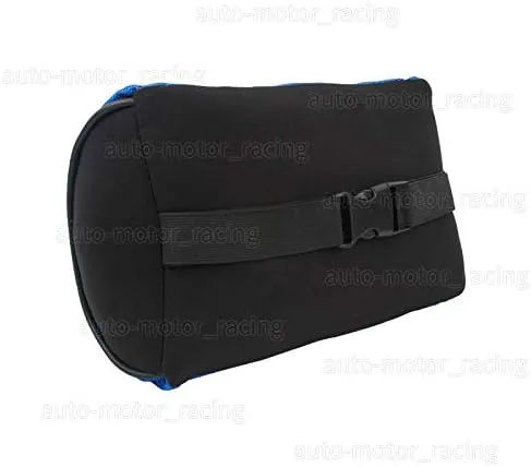 Vista 5 de 2 piezas JDM BRIDE Racing Gradation para asiento de coche cuello reposacabezas almohada tela cubo asiento