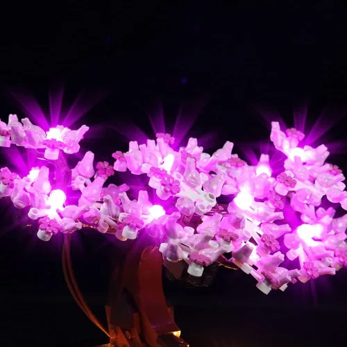 Vista 4 de VONADO Kit de luz LED compatible con LEGO Bonsai Tree 10281, juego de iluminación creativa, accesorios compatibles con LEGO 10281 Bonsai Tree