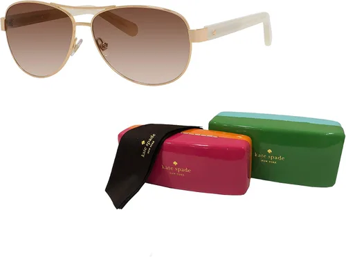 Vista 3 de Kate Spade Dalia 2S Navigator Sunglasses for Women + BUNDLE with Designer iWear Eyewear Care Kit