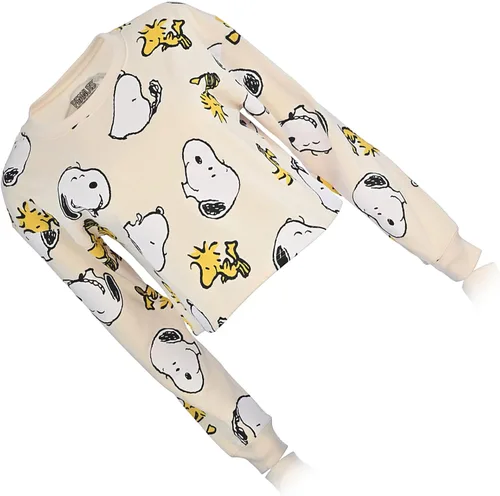Vista 5 de Peanuts Sudadera clásica de forro polar Snoopy para mujer