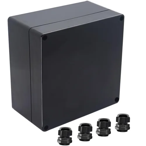 Vista 26 de Caja de conexiones Caja de conexiones IP65 impermeable de plástico ABS para proyectos eléctricos Caja de conexiones de alimentación Cajas