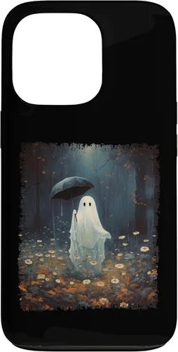 Vista 9 de Carcasa gótica para iPhone 11 con diseño de fantasma espeluznante en el bosque