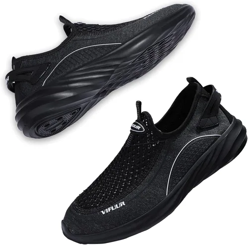 Vista 2 de VIFUUR Zapatos de agua para hombre y mujer, zapatos deportivos para playa, surf, caminar, kayak, barco, piscina
