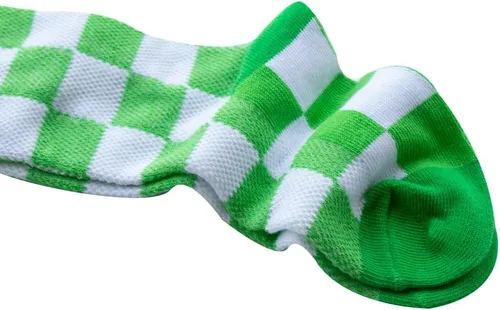 Vista 4 de Calcetines tobilleros de algodón a cuadros para niñas y niños pequeños unisex