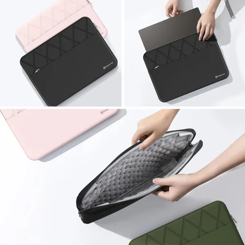 Vista 3 de Smatree Funda para portátil MSI Summit 13 AI+Evo Copilot+PC/E13 AI Evo A1M, para Summit E13 Flip Evo de 13.4 pulgadas, funda con bolsillo
