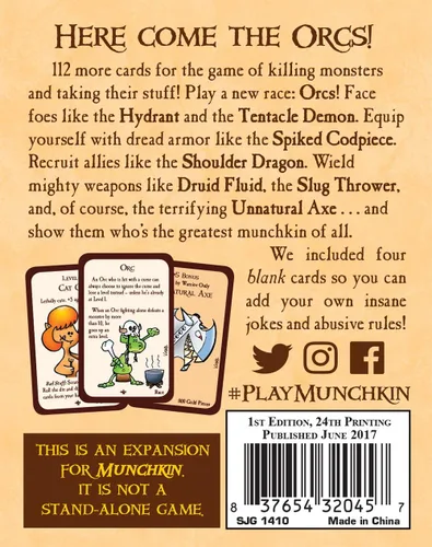Vista 3 de Munchkin 2 – Unnatural Axe Tarjetas