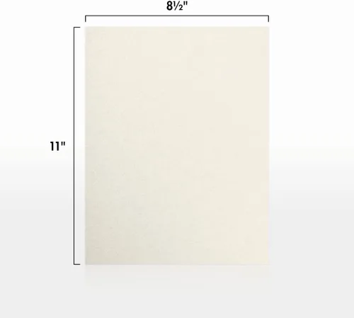 Vista 2 de LUXPaper Papel de 8.5 x 11 pulgadas, tamaño carta, cuarzo metálico, texto de 80 libras, 50
