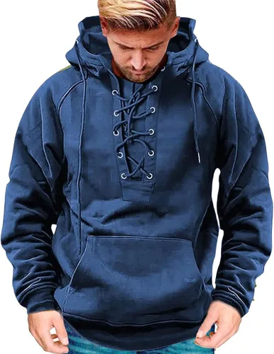 Vista 6 de Sudaderas tácticas para hombre, con cremallera de un cuarto, con capucha, manga larga, estilo cargo, entrenamiento, al aire libre, con bolsillo