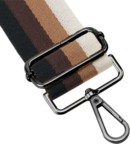 Vista 159 de ZOOEASS Hebillas de níquel Correa ancha para el hombro ajustable de repuesto para cinturón de pistola, hebilla de guitarra estilo bandolera