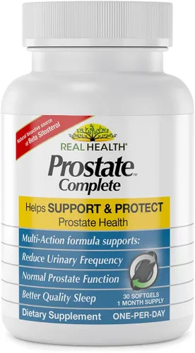 Vista 9 de Real Health Prostate Complete - Suplementos para la salud de la próstata para hombres, fórmula de palma enana americana para una vejiga saludable