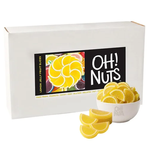 Vista 9 de Oh! Nuts Jelly Fruit Slices - Caramelos grandes surtidos de azúcar, bolsa a granel de 5 libras Confitería tradicional de gomitas masticables