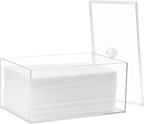 Vista 7 de zoocatia Porta hojas para secadora de lavandería, contenedor de cápsulas de detergente transparente, dispensador de bolas de secadora con tapa, caja