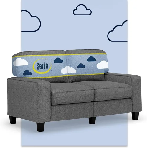 Vista 22 de Serta Palisades Sofás Tapizados para Sala, Sofá de Diseño Moderno, Tela, Beige
