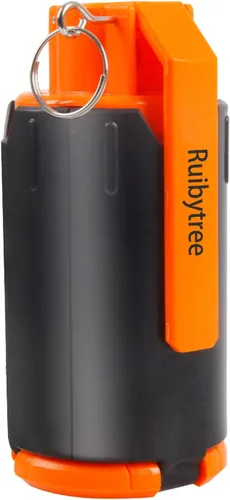 Vista 2 de Ruibytree Bomba táctica de juguete de plástico para Nerf CS Nerf Rival Juego de batalla con 60 unidades de munición de bolas de repuesto (azul)