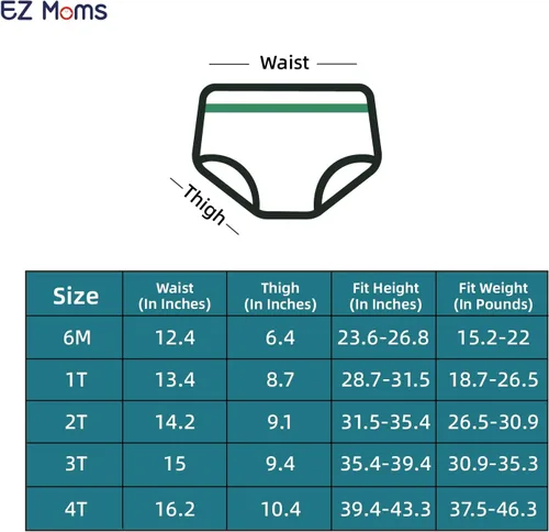 Vista 4 de EZ Moms Paquete de 2 pañales de natación reutilizables para bebés, pañales de natación suaves y sedosos, pañales de natación lavables para bebés