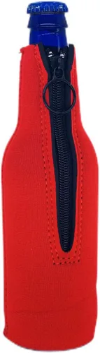 Vista 18 de Botella de cerveza de neopreno en blanco Coolie (1, negro)