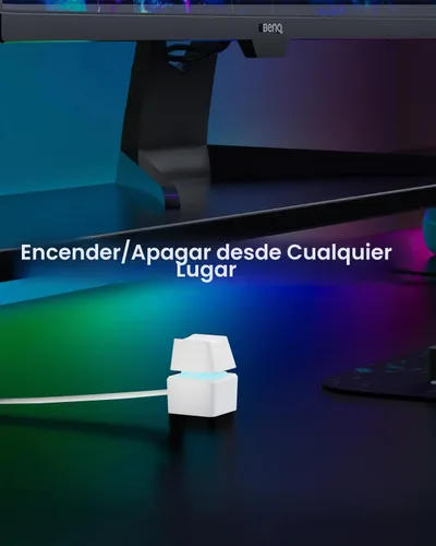 Vista 2 de Oddtone Botón de interruptor de PC, botón de encendido externo con cable de 65 pulgadas, luz LED, compatible con carcasa de PC y placa base