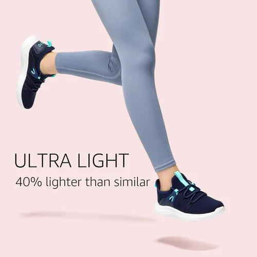 Vista 3 de STQ Zapatos de tenis con cordones para mujer, cómodos tenis para caminar con soporte de arco