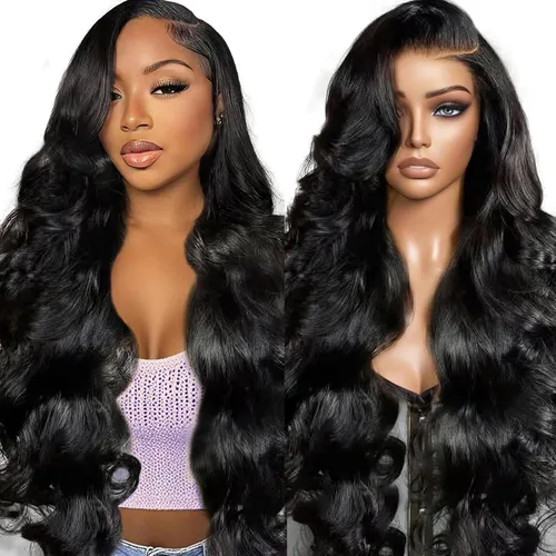 Vista 14 de Aaliweya Pelucas de cabello humano ondulado con cierre de encaje suizo real HD de 5 x 5 para mujer, densidad 15A, 200%, sin pegamento, con cordón