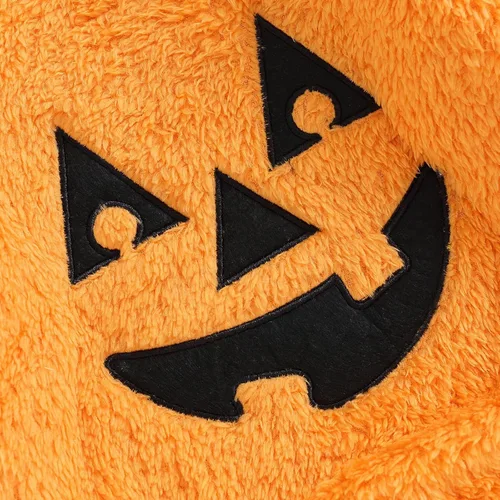 Vista 4 de Mameluco de manga larga para bebé, niña, niño, Halloween, overol de fantasma, mameluco de una pieza con capucha para otoño e invierno