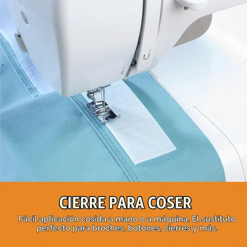 Vista 3 de Marca Velcro – coser en sujetadores – Cinta adhesiva amplia de 3/4 pulgadas, Blanco, 30 pulgadas