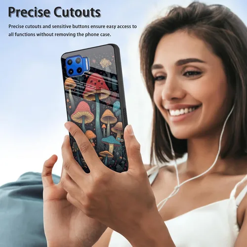 Vista 31 de Funda para Motorola Moto Edge 2022, cubierta trasera de vidrio templado con protector de pantalla, funda protectora a prueba de golpes para Motorola