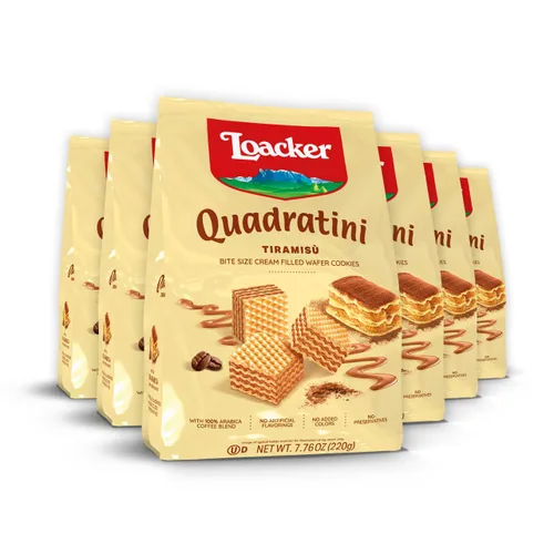 Vista 20 de Loacker Quadratini - Obleas de yogur de arándano de tamaño pequeño