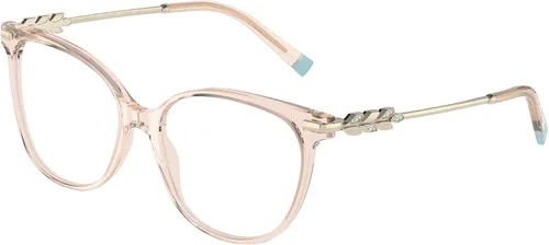 Vista 2 de Gafas graduadas Tiffany TF 2220 B 8337 Nude Transparente, Nude pink