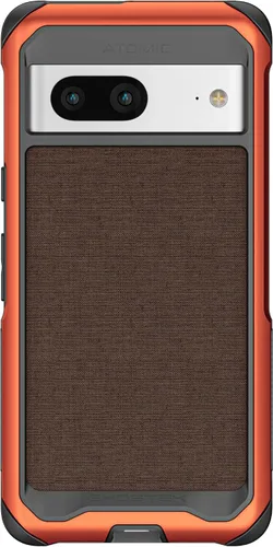 Vista 19 de Ghostek Atomic - Funda delgada transparente, parachoques de aluminio, protección resistente a prueba de golpes para Google Pixel 7 (6.3 pulgadas)